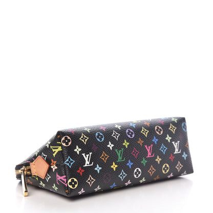 Louis Vuitton Monogram Multicolor Cosmetic Pouch Black Grenade 4 of 6