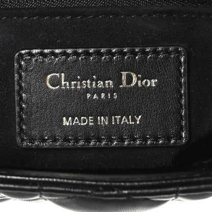 Christian Dior Lambskin Cannage Small My ABCDior Lady Dior Black 6 of 11