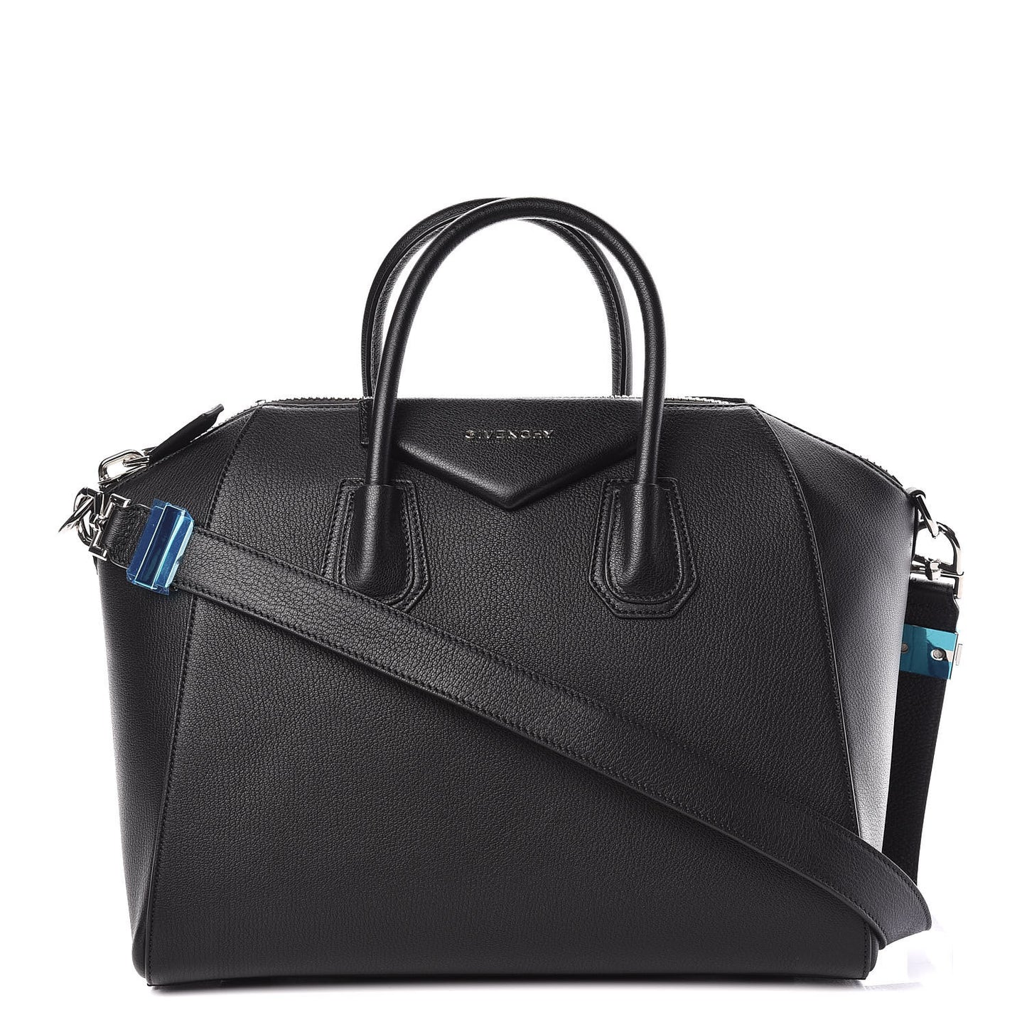 Sugar Goatskin Medium Antigona Black