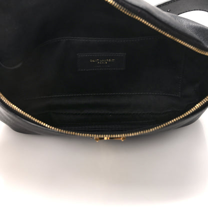 Saint Laurent Grain De Poudre Monogram Belt Bag Black 5 of 11