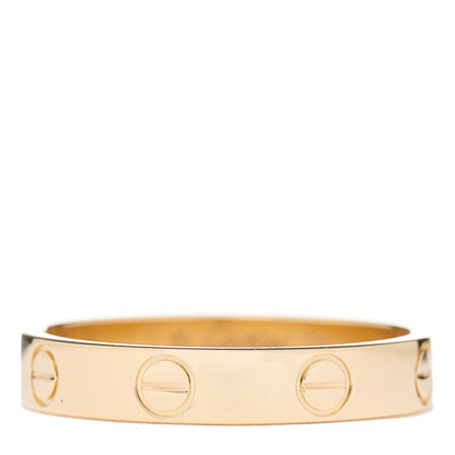 Cartier 18K Yellow Gold 3.5mm LOVE Wedding Band Ring 54 6.75 1 of 3