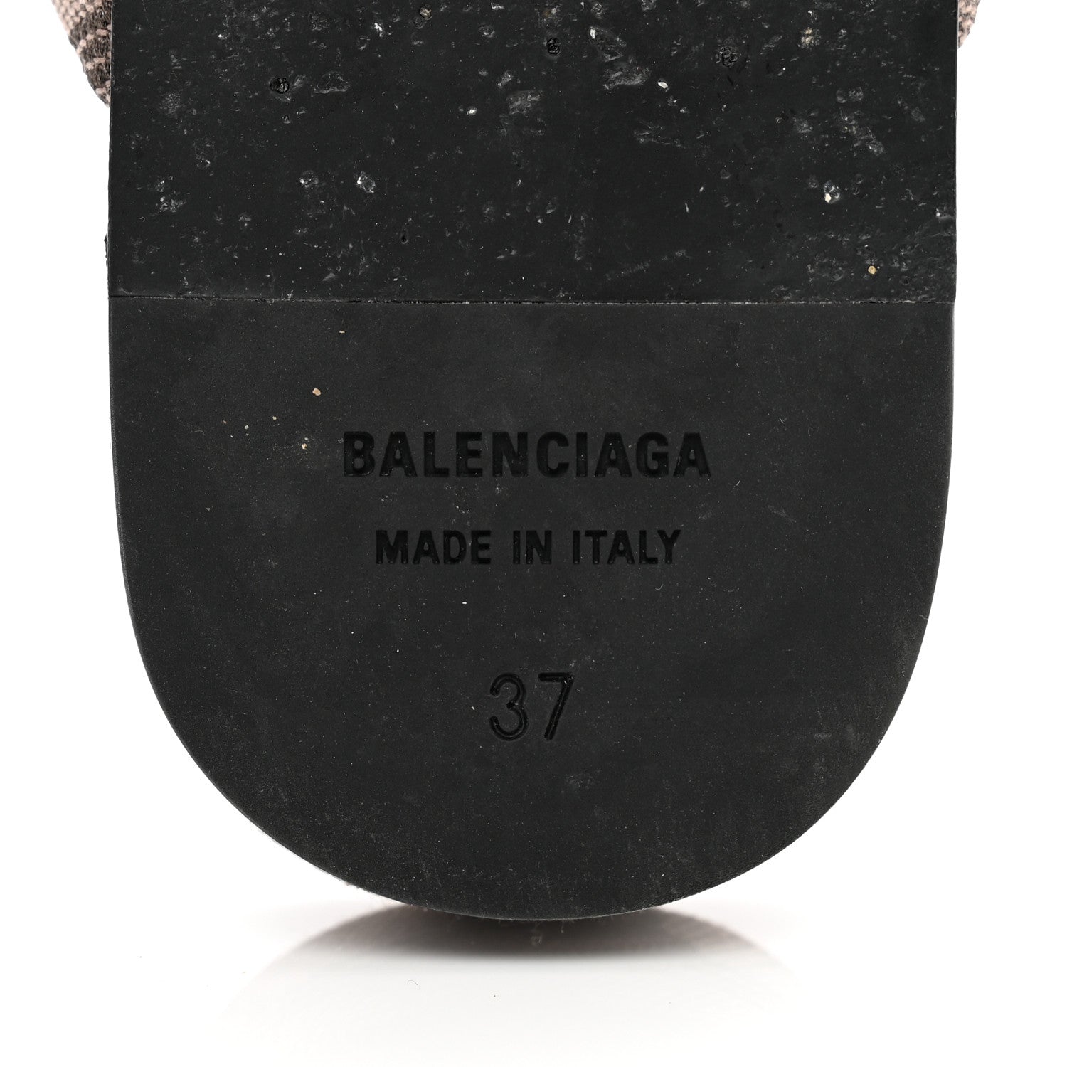 Balenciaga Jacquard BB Monogram Cosy Mules 37 Dark Mink Grey Dark Brown 6 of 9