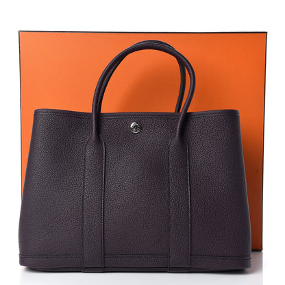 Hermes Vache Country Garden Party 30 TPM Raisin 10 of 11