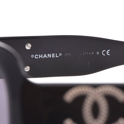 Chanel CC Sunglasses Black 5 of 7