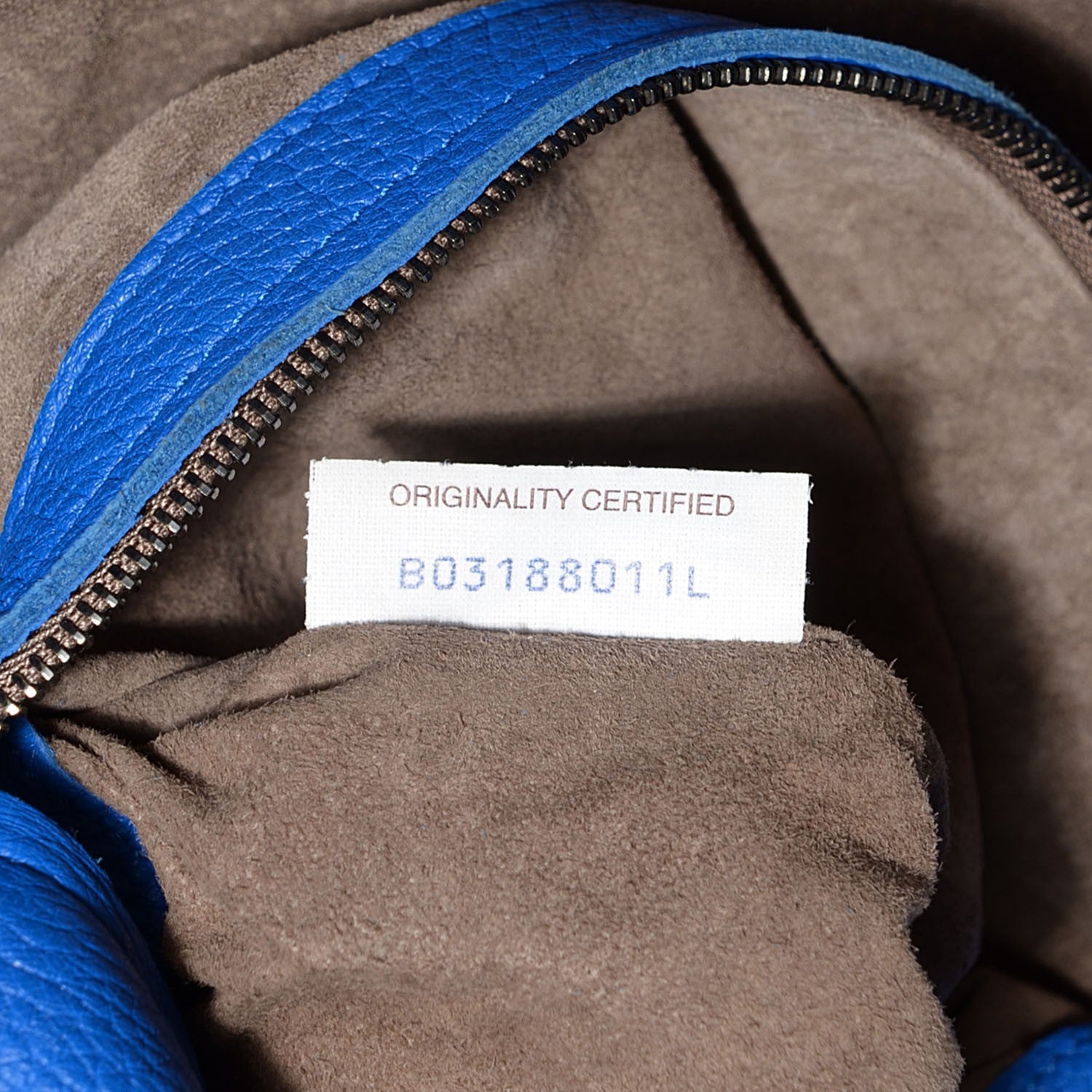 Bottega Veneta Cervo Deerskin Large Hobo Signal Blue 8 of 8
