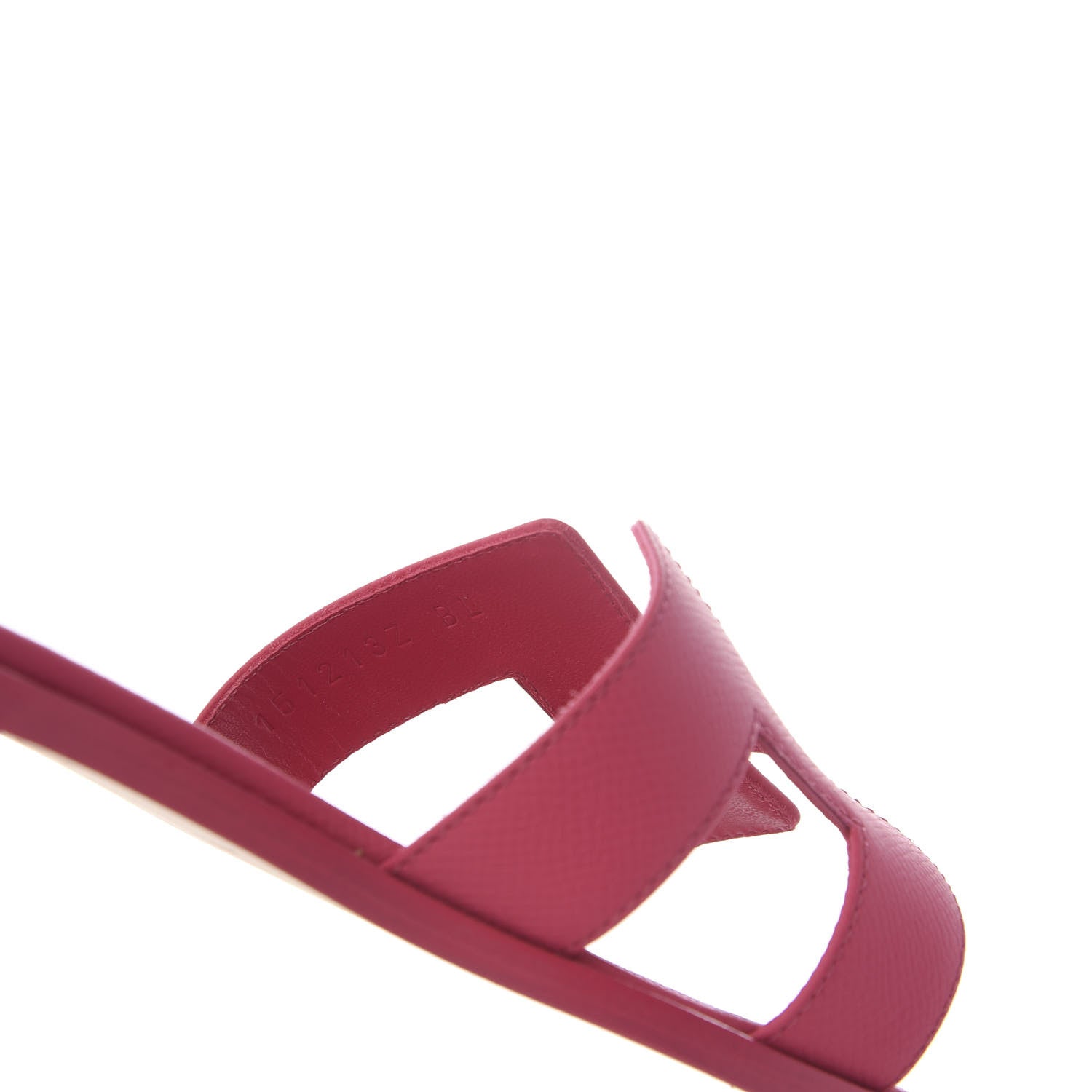 Hermes Epsom Oran Sandals 38 Rouge Azalee 10 of 10