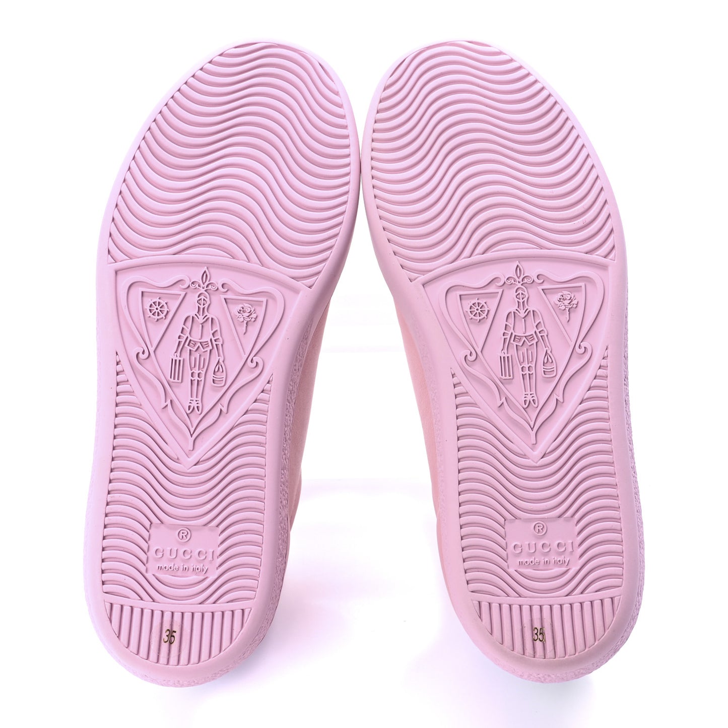 Calfskin Interlocking G Perforated Womens Ace Sneakers 35 Wild Rose Lapis