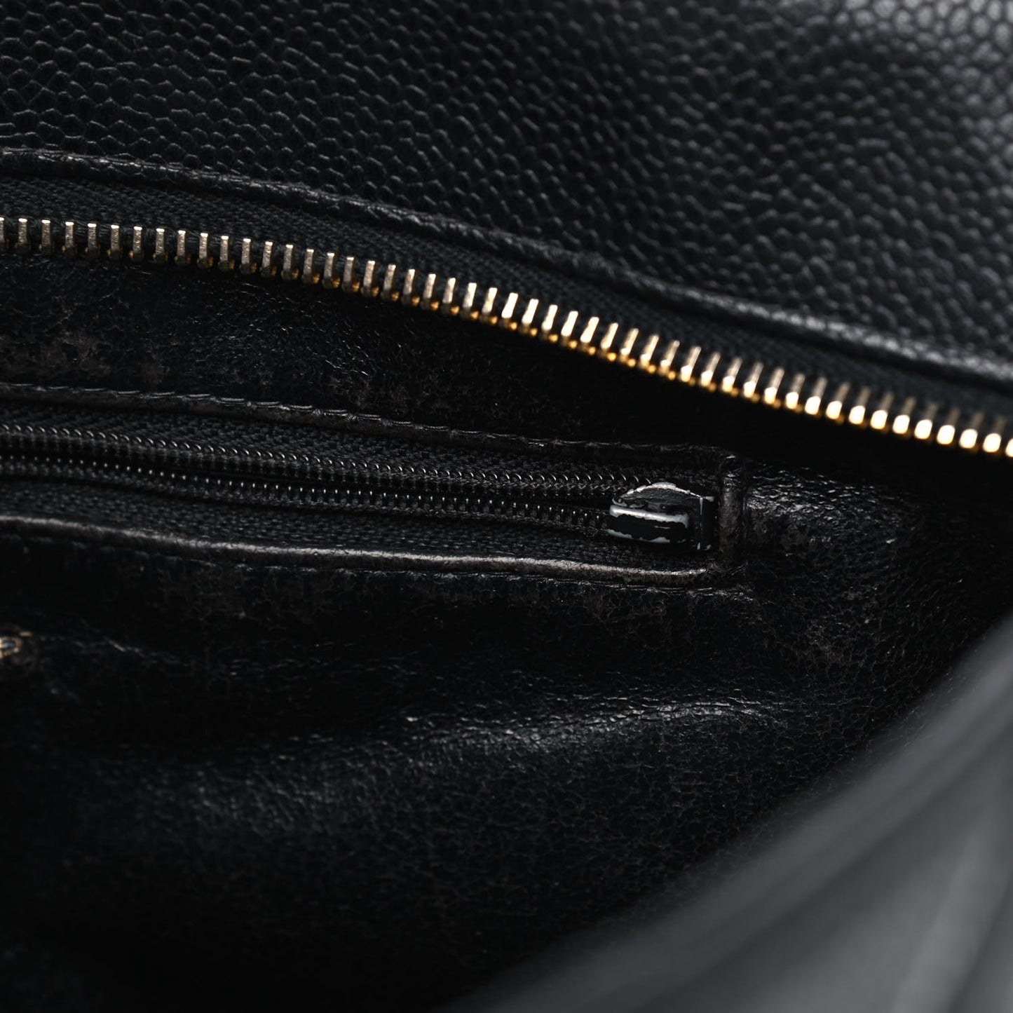Caviar Quilted Medallion Tote Black
