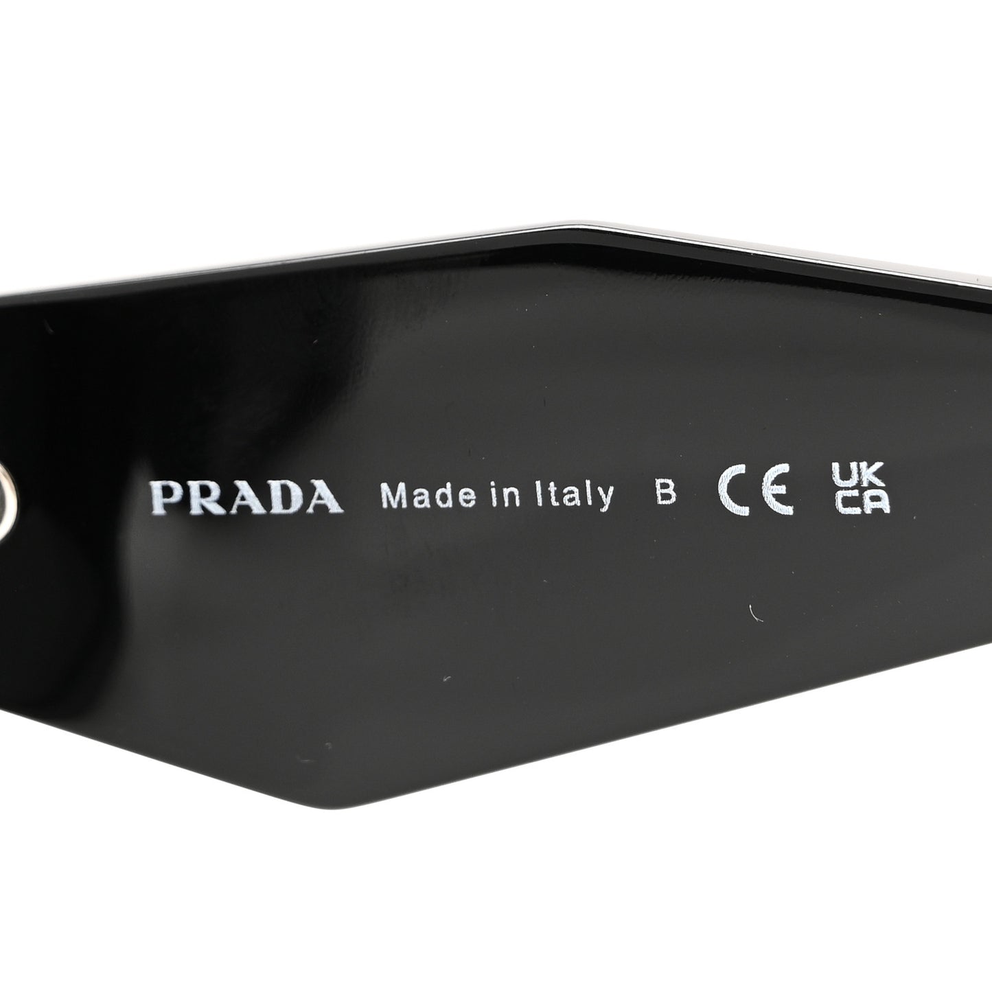 Acetate Symbole Sunglasses SPR 08Y Black