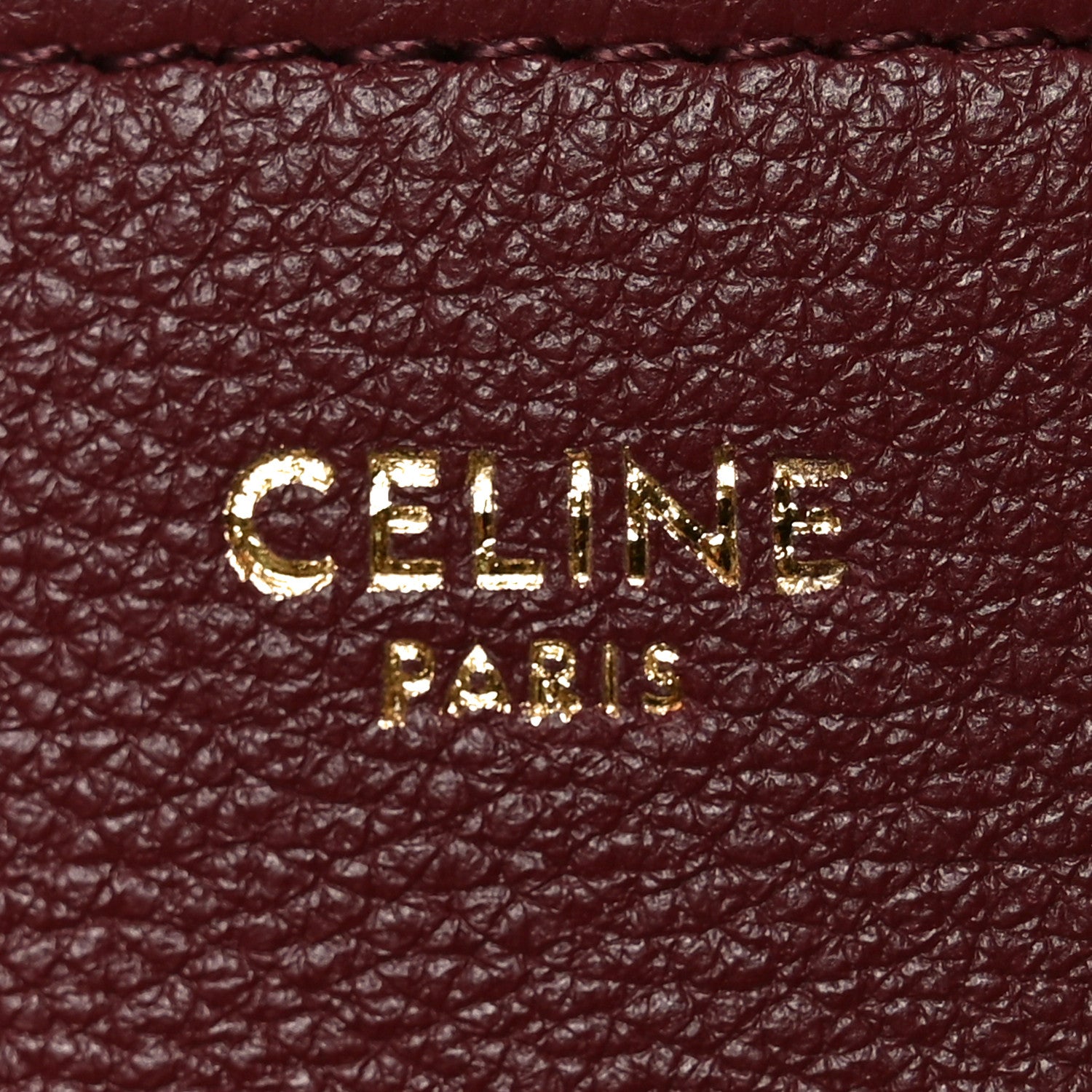 Celine Supple Grained Calfskin Medium Nino Light Burgundy 5 of 8