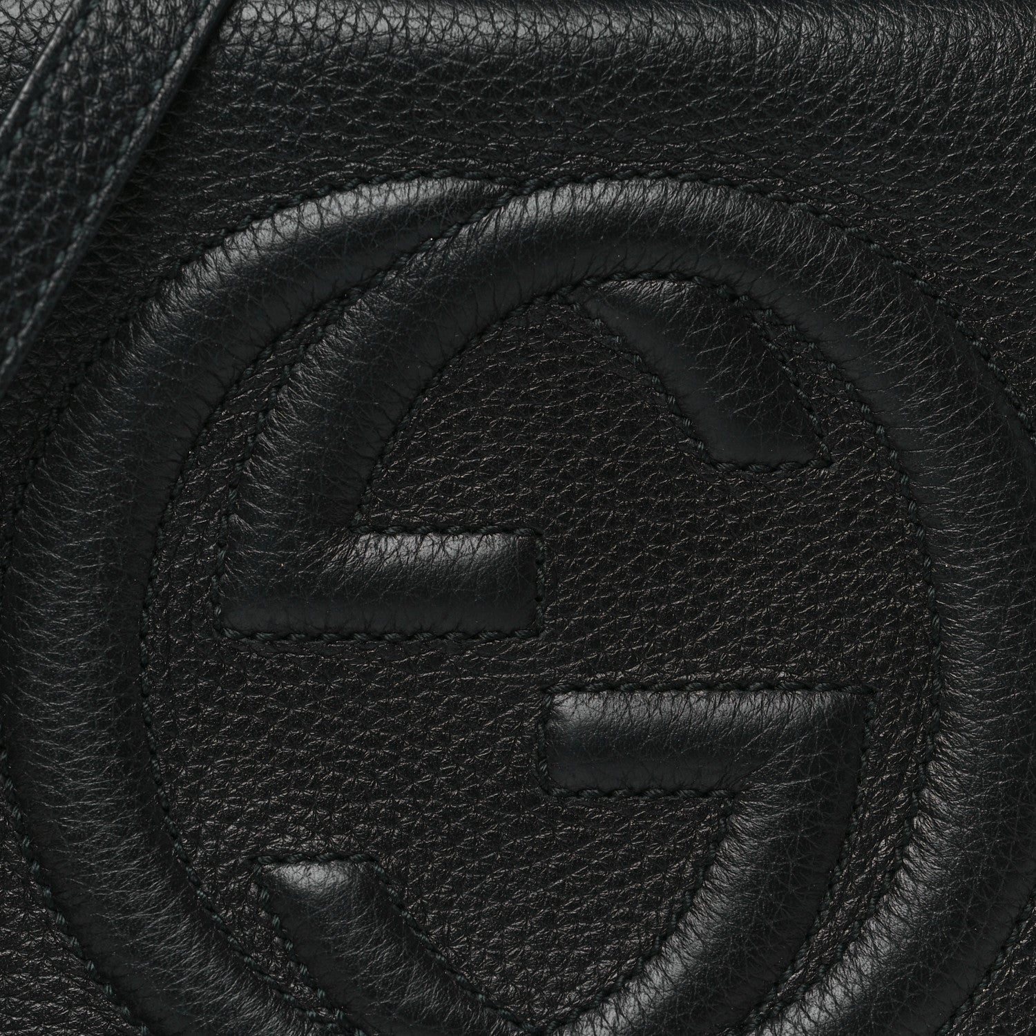 Gucci Pebbled Calfskin Small Soho Disco Bag Black 9 of 11