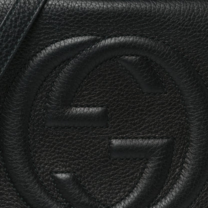 Gucci Pebbled Calfskin Small Soho Disco Bag Black 9 of 11