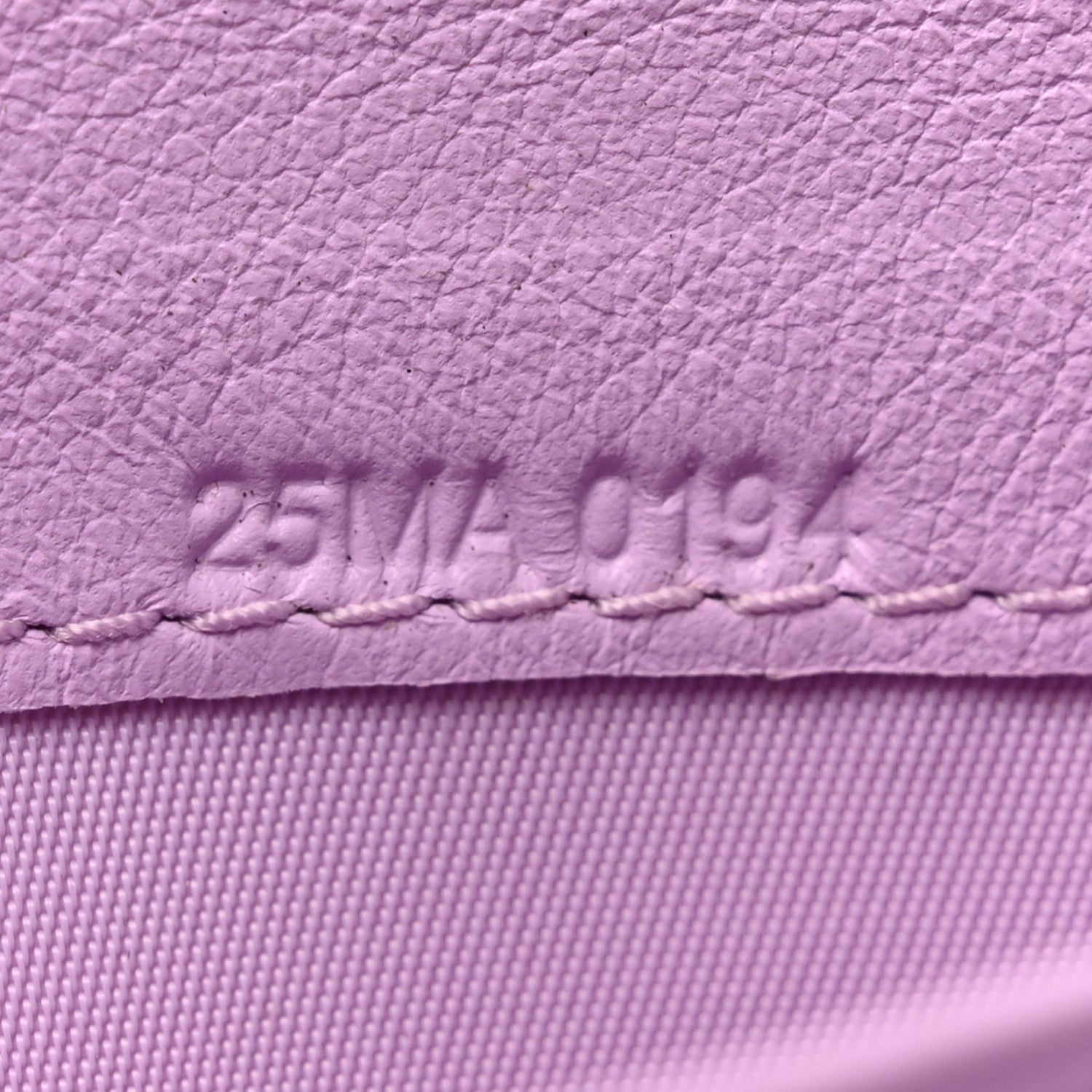 Christian Dior Calfskin Bi-Color Envelope Chain Wallet Red Purple 8 of 18