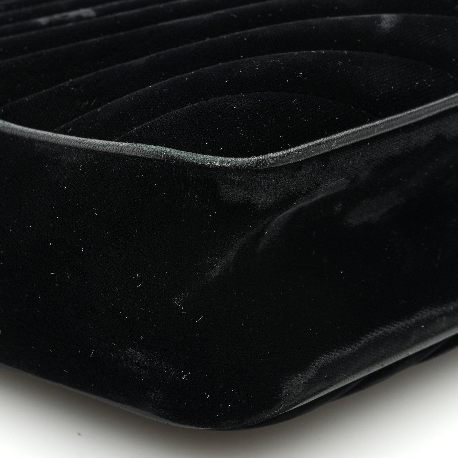 Saint Laurent Velvet Matelasse Monogram Lou Camera Bag Black 9 of 10