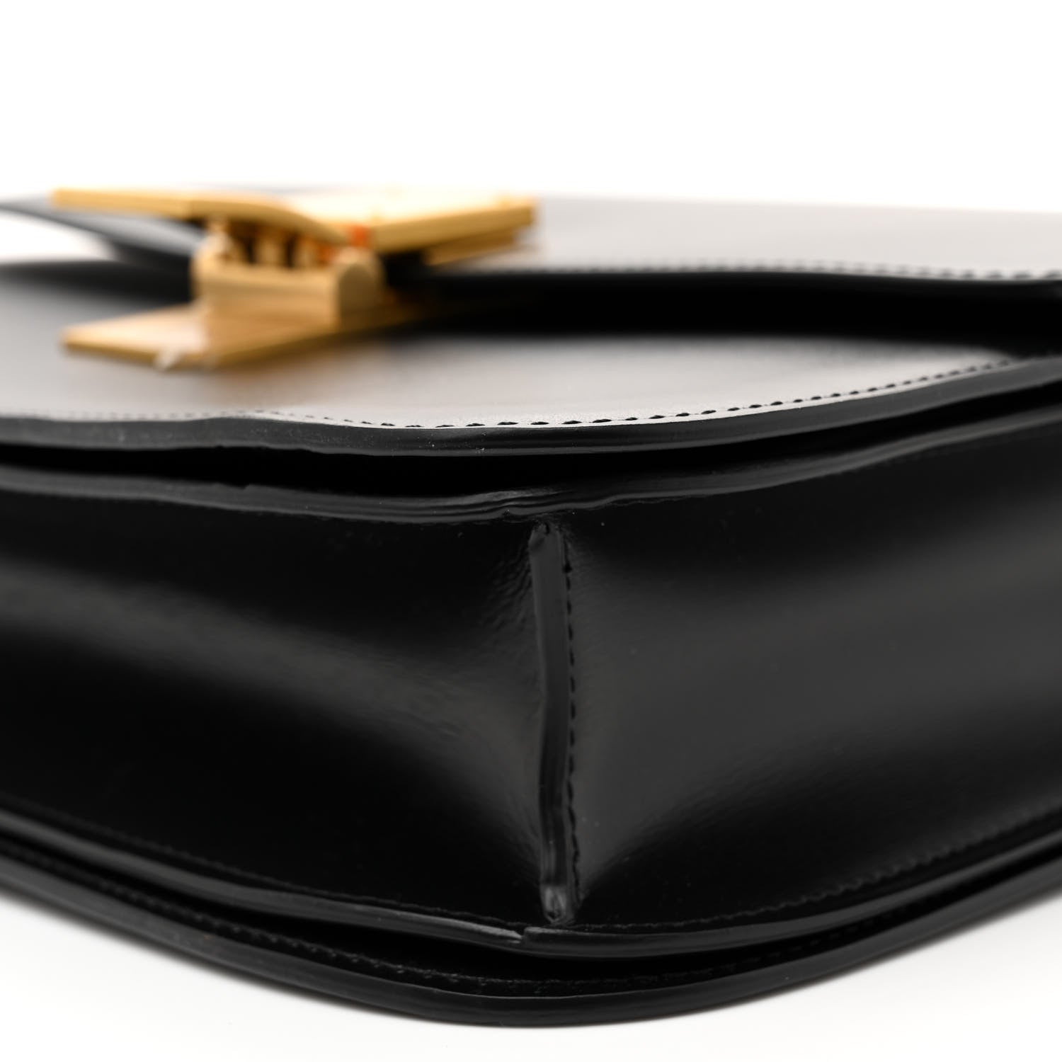 Celine Box Calfskin Medium Classic Box Flap Bag Black 10 of 12