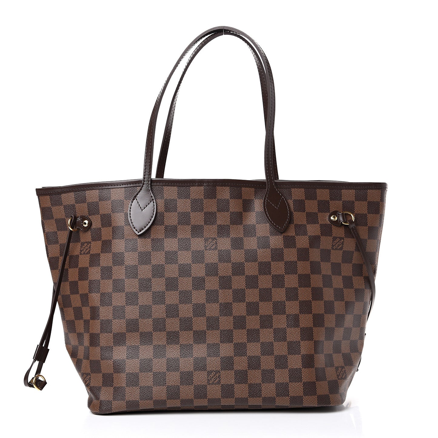 Damier Ebene Neo Neverfull MM Rose Ballerine