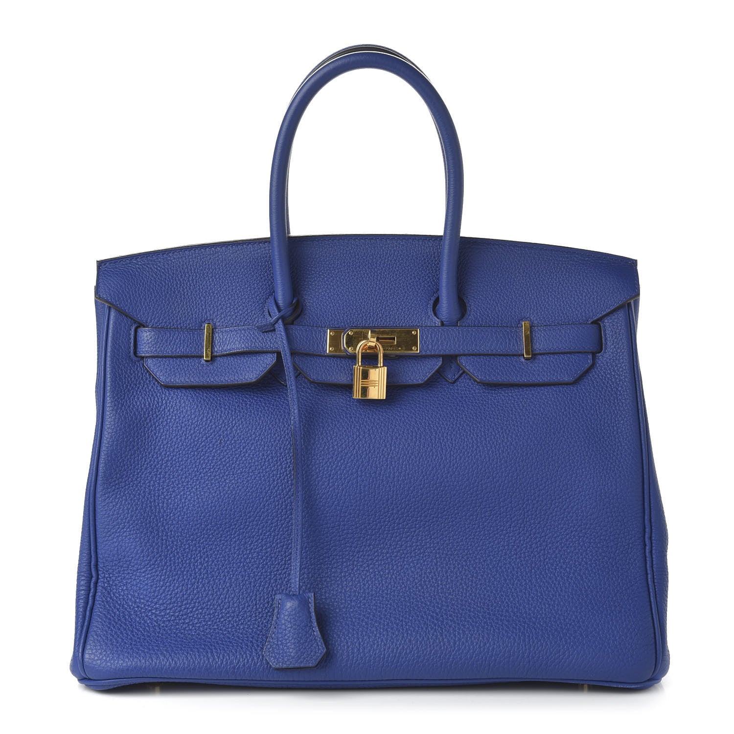 Hermes Togo Birkin 35 Bleu Electrique 1 of 10