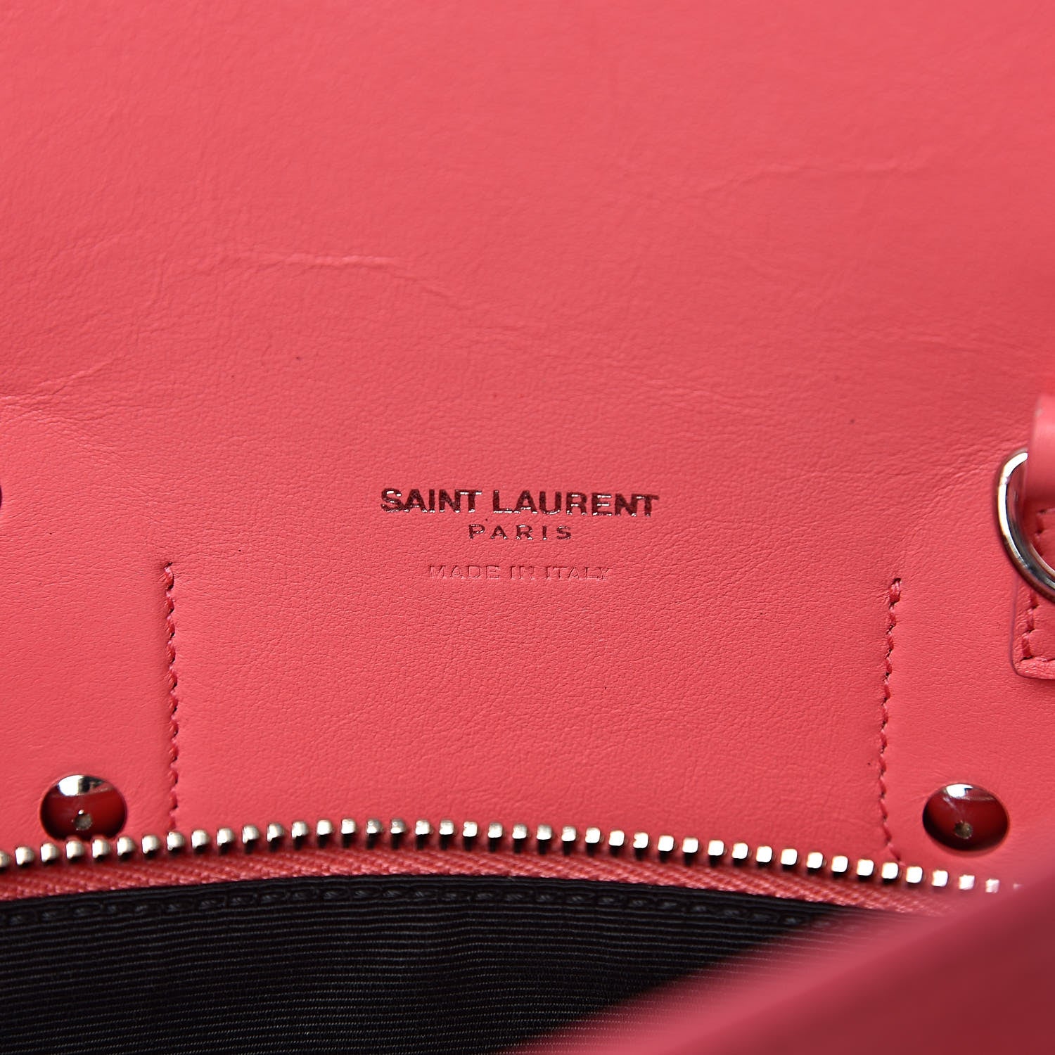 Saint Laurent Grained Calfskin Small Sac De Jour Rose Clair 8 of 11