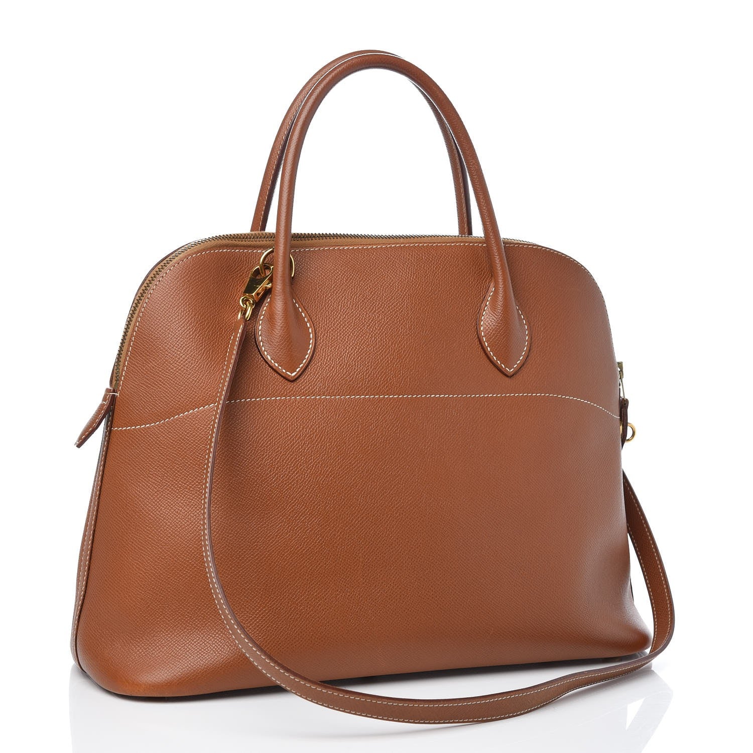 Hermes Courchevel Rigide Bolide 35 Gold 3 of 13