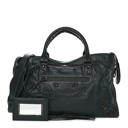 Balenciaga Agneau Classic Hardware City Vert Pinede 1 of 8