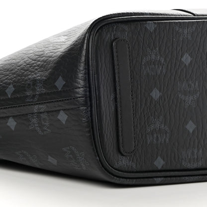 MCM Visetos Small Liz Reversible Shopper Tote Black 13 of 16