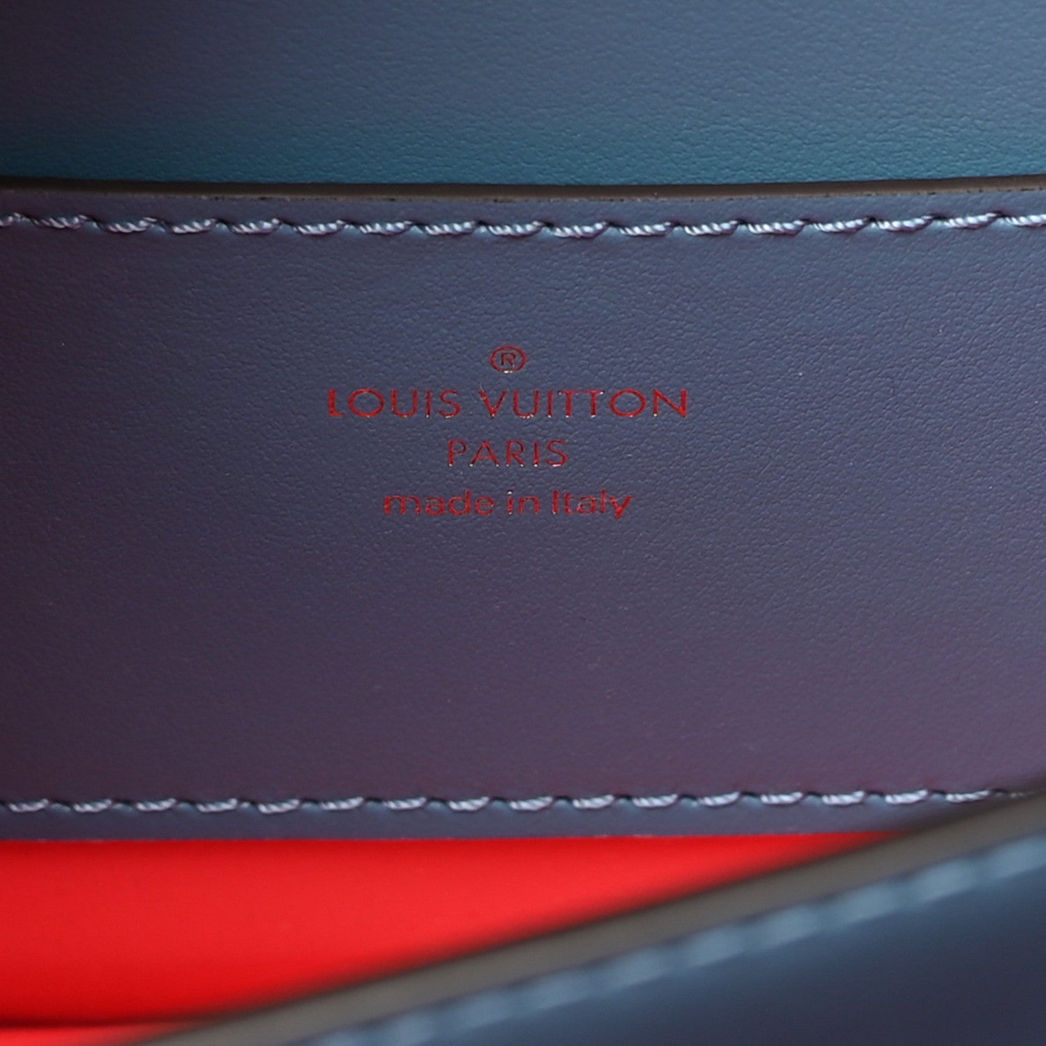 Louis Vuitton Smooth Calfskin LV Pont 9 Blue Orage 6 of 11