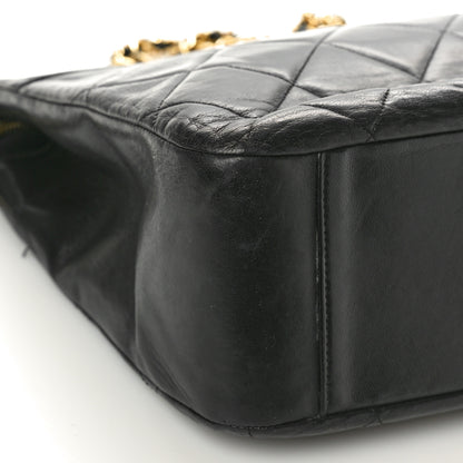 Chanel Lambskin Quilted Shoulder Bag Black 9 of 11
