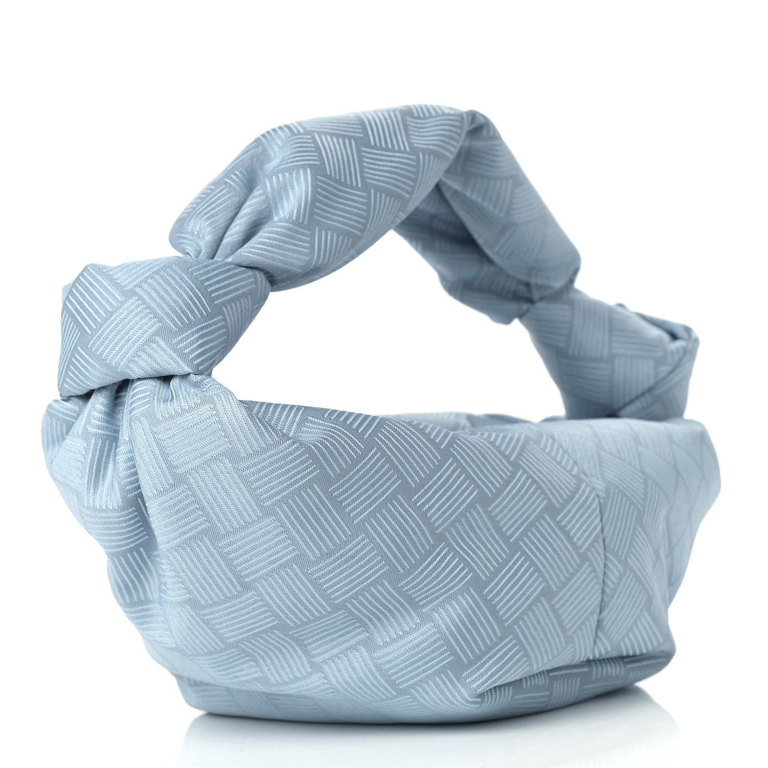 Bottega Veneta Jacquard Mini Double Knot Bag Bubble Silver 3 of 7