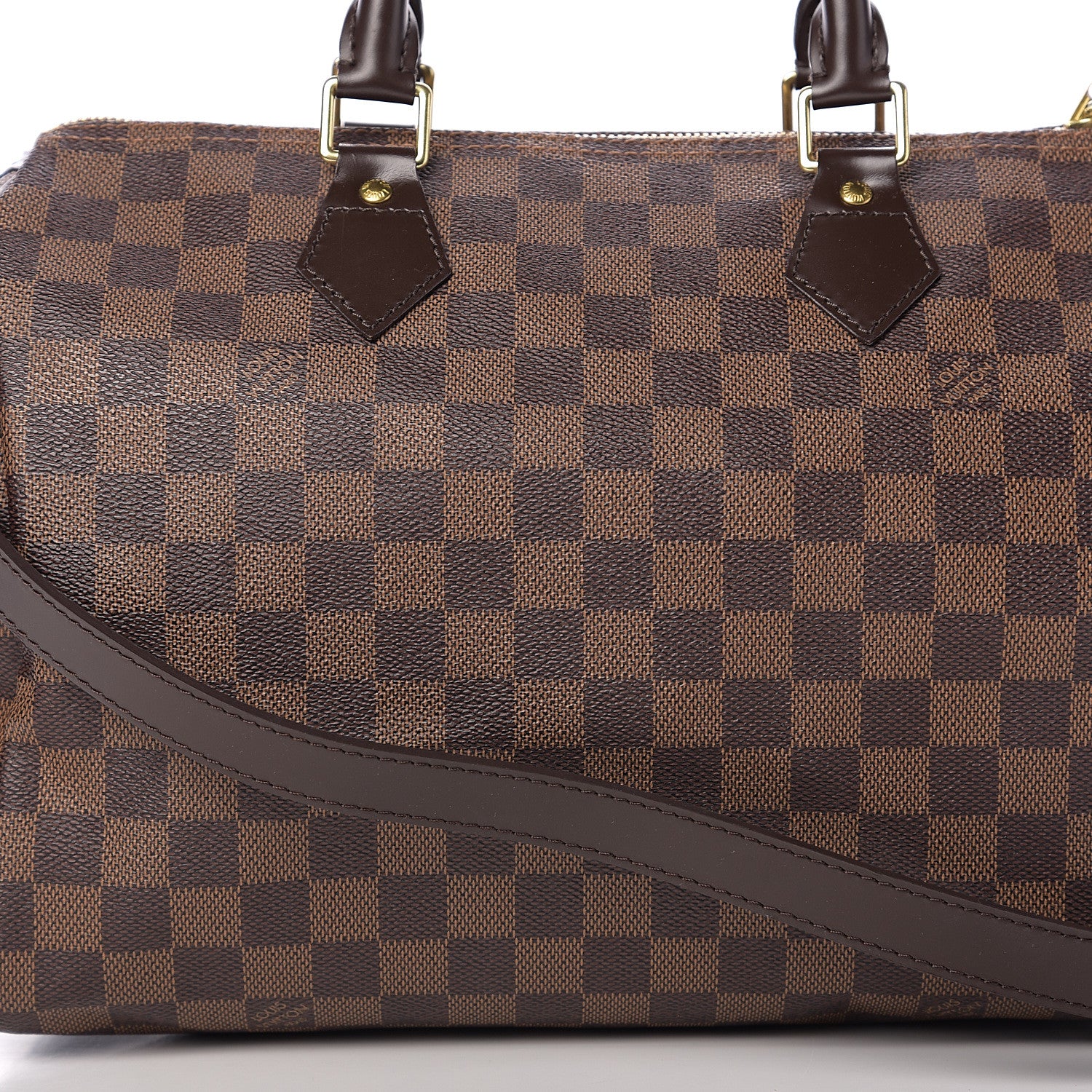Louis Vuitton Damier Ebene Speedy Bandouliere 30 7 of 9