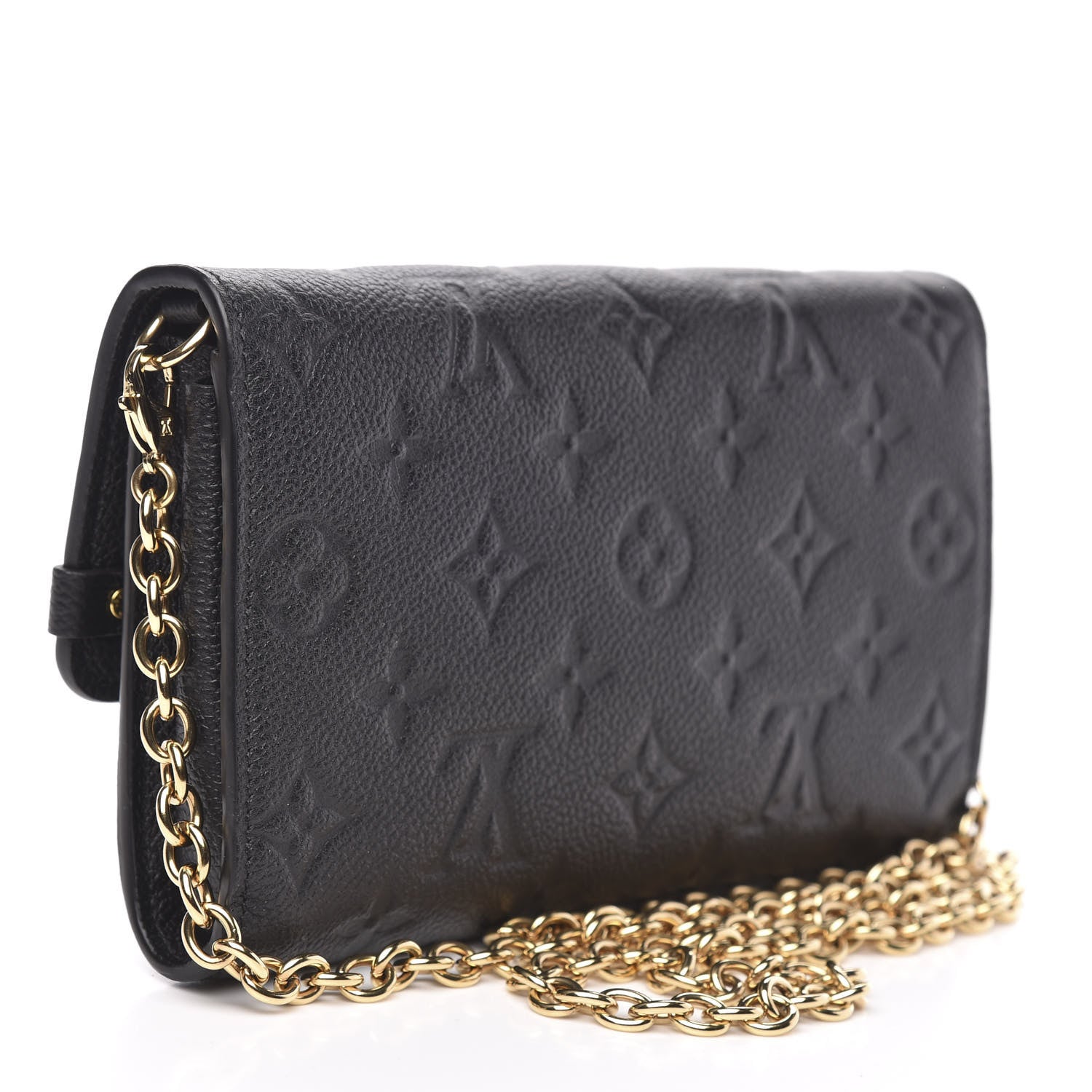 Louis Vuitton Empreinte Vavin Chain Wallet Black 3 of 8