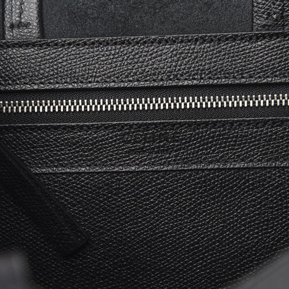 Celine Grained Calfskin Small Vertical Cabas Black 5 of 8