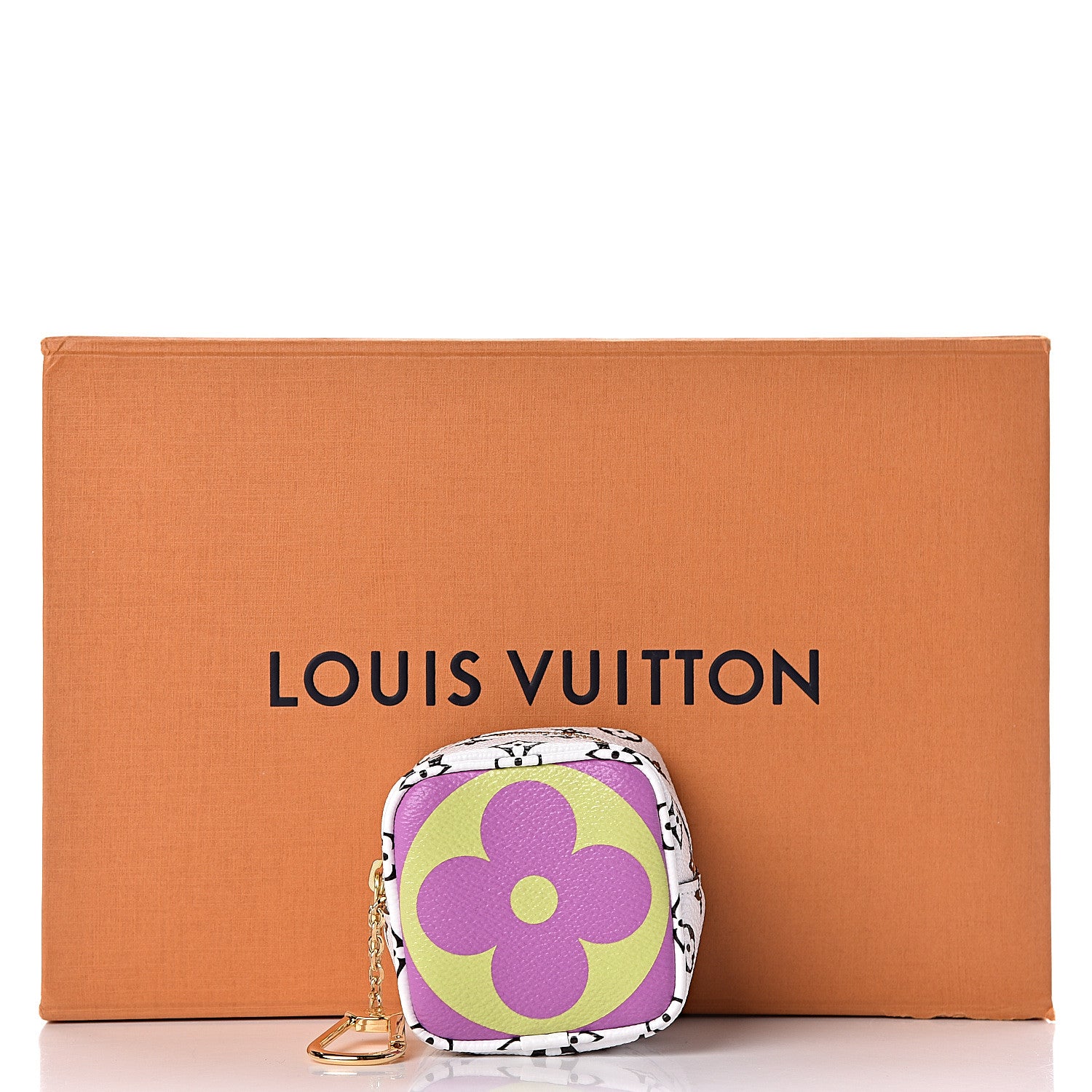 Louis Vuitton Monogram Giant Cube Coin Purse Pink 8 of 8