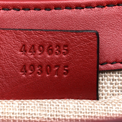 Gucci Microguccissima Medium Emily Chain Shoulder Bag Red 9 of 12
