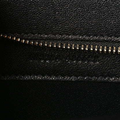 Gucci Sakai Be Green Calfskin Shearling Horsebit 1955 Shoulder Bag Black 7 of 10