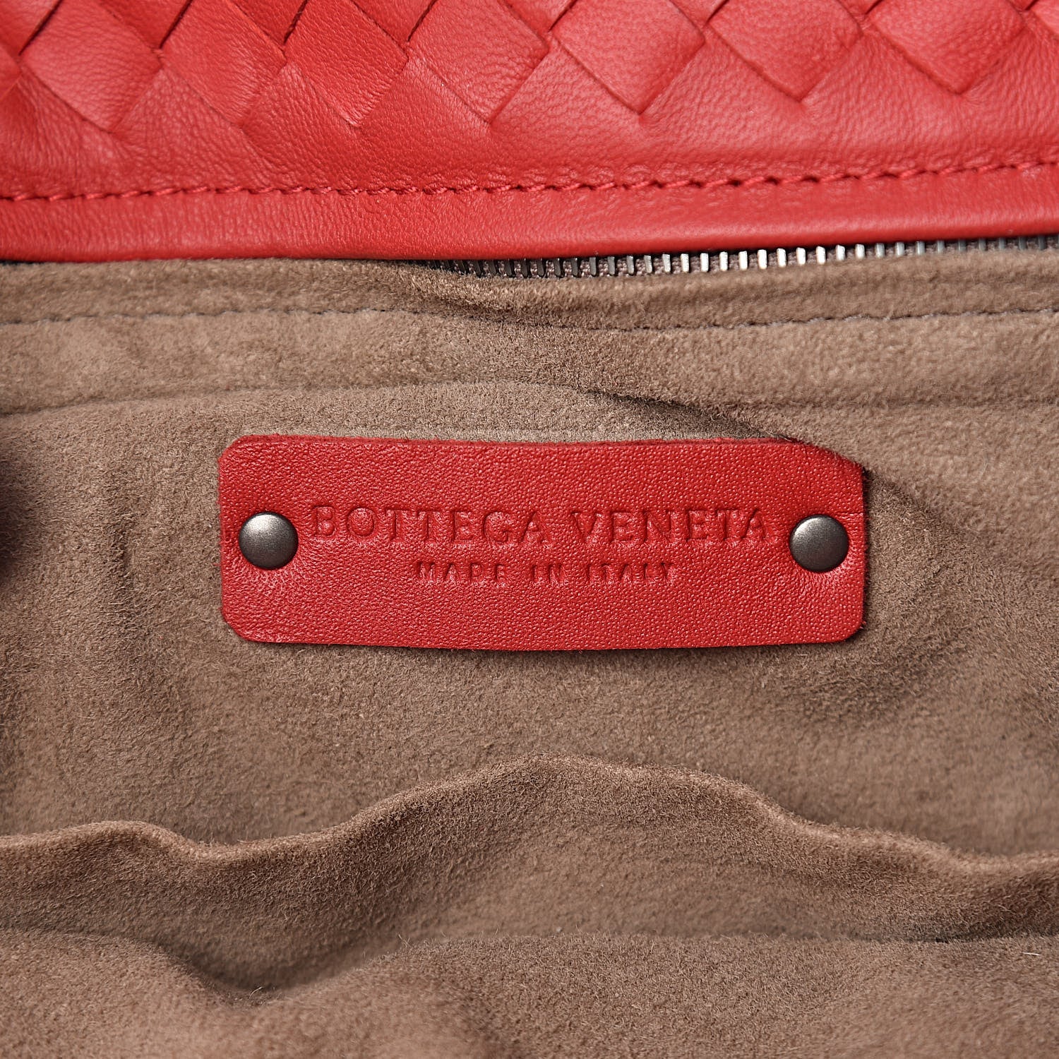 Bottega Veneta Nappa Intrecciato Small Bella Tote Red 7 of 12
