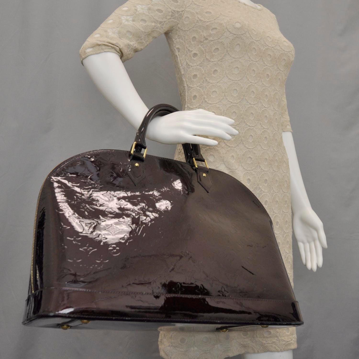 Louis Vuitton Vernis Alma GM Amarante 2 of 8