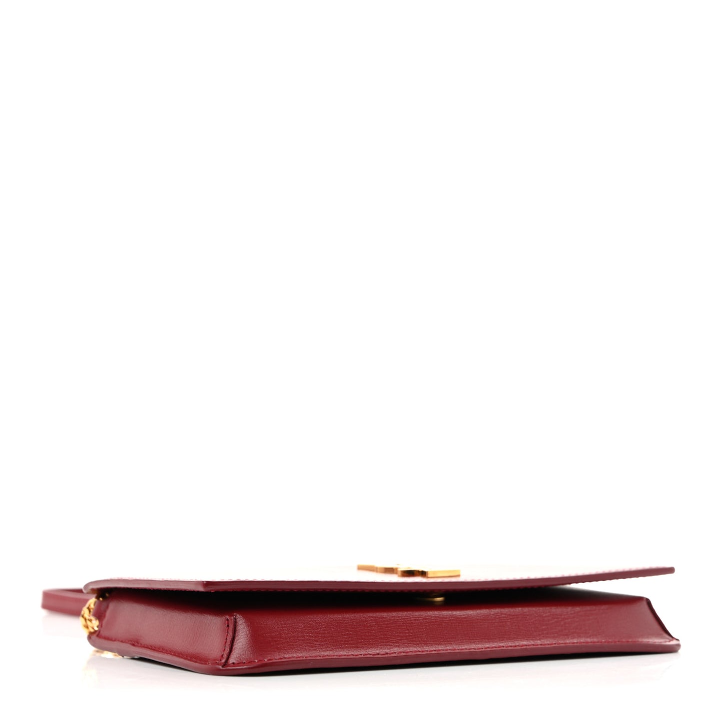 Smooth Calfskin Monogram Phone Holder Crossbody Opyum Red