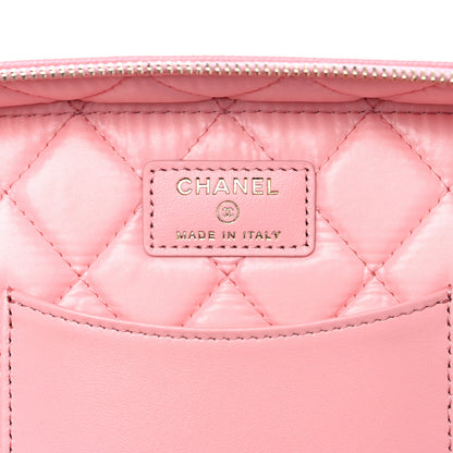 Chanel Caviar Quilted Large Vanity Pouch Pink 7 of 11