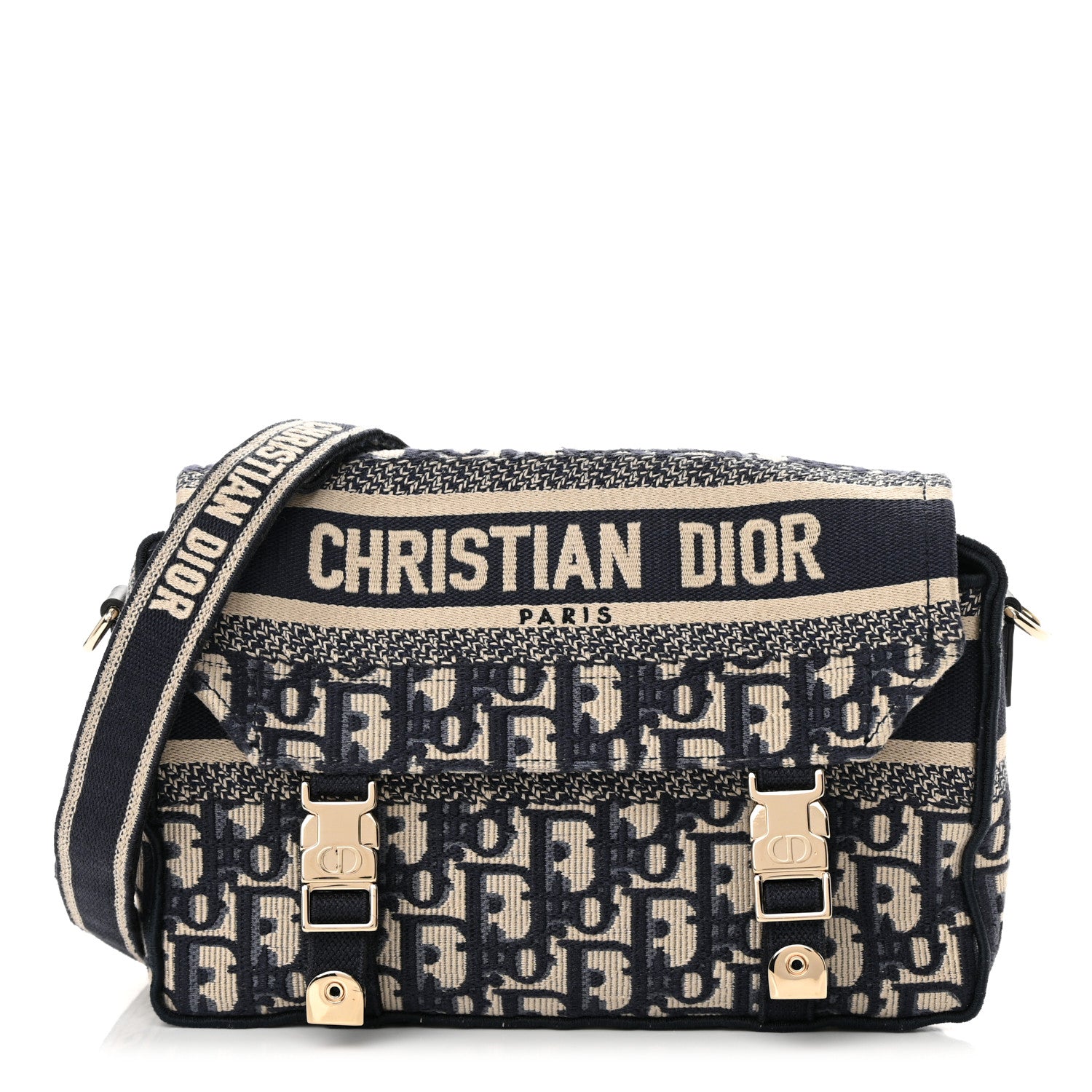 Christian Dior Oblique Small Diorcamp Messenger Blue 1 of 15