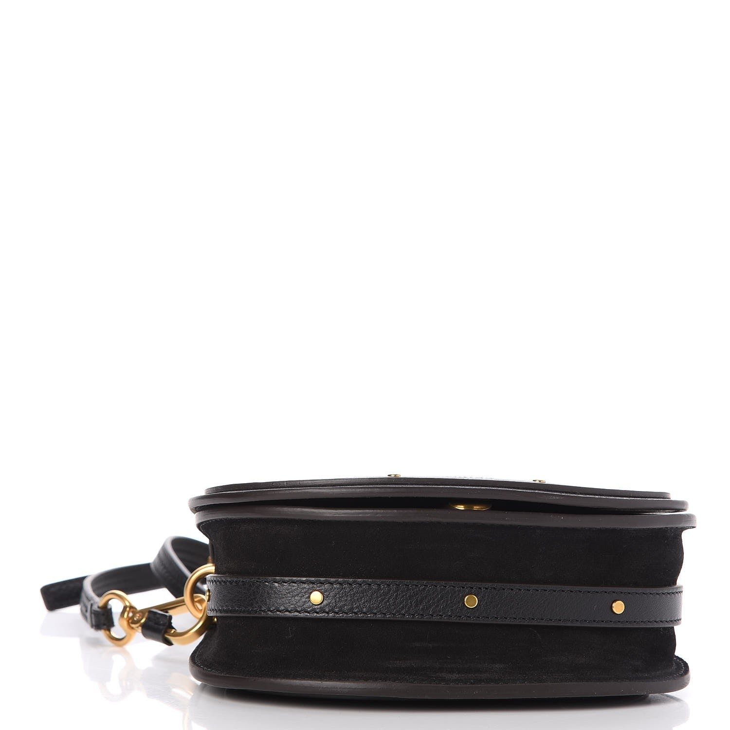 Chloe Calfskin Small Nile Bracelet Bag Black 4 of 6