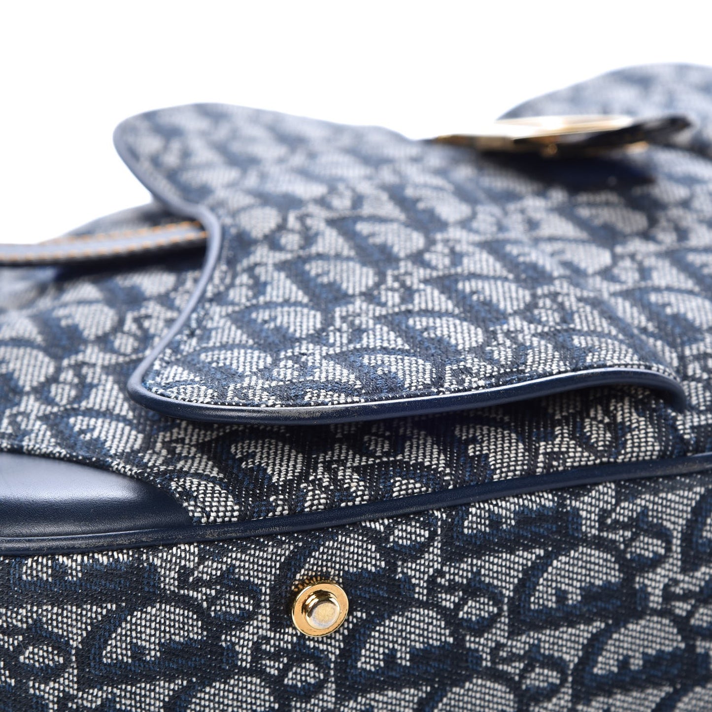 Monogram Saddle Bowler Navy