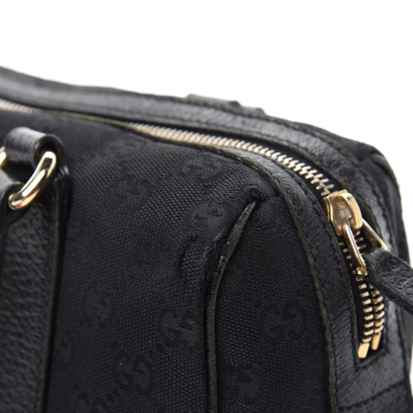 Monogram Small Charmy Boston Black