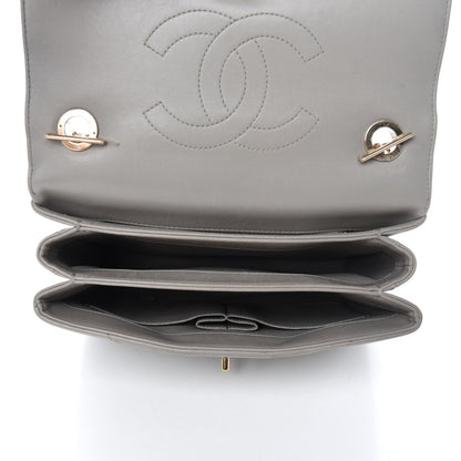 Chanel Lambskin Quilted Small Trendy CC Flap Dual Handle Bag Grey 5 of 12