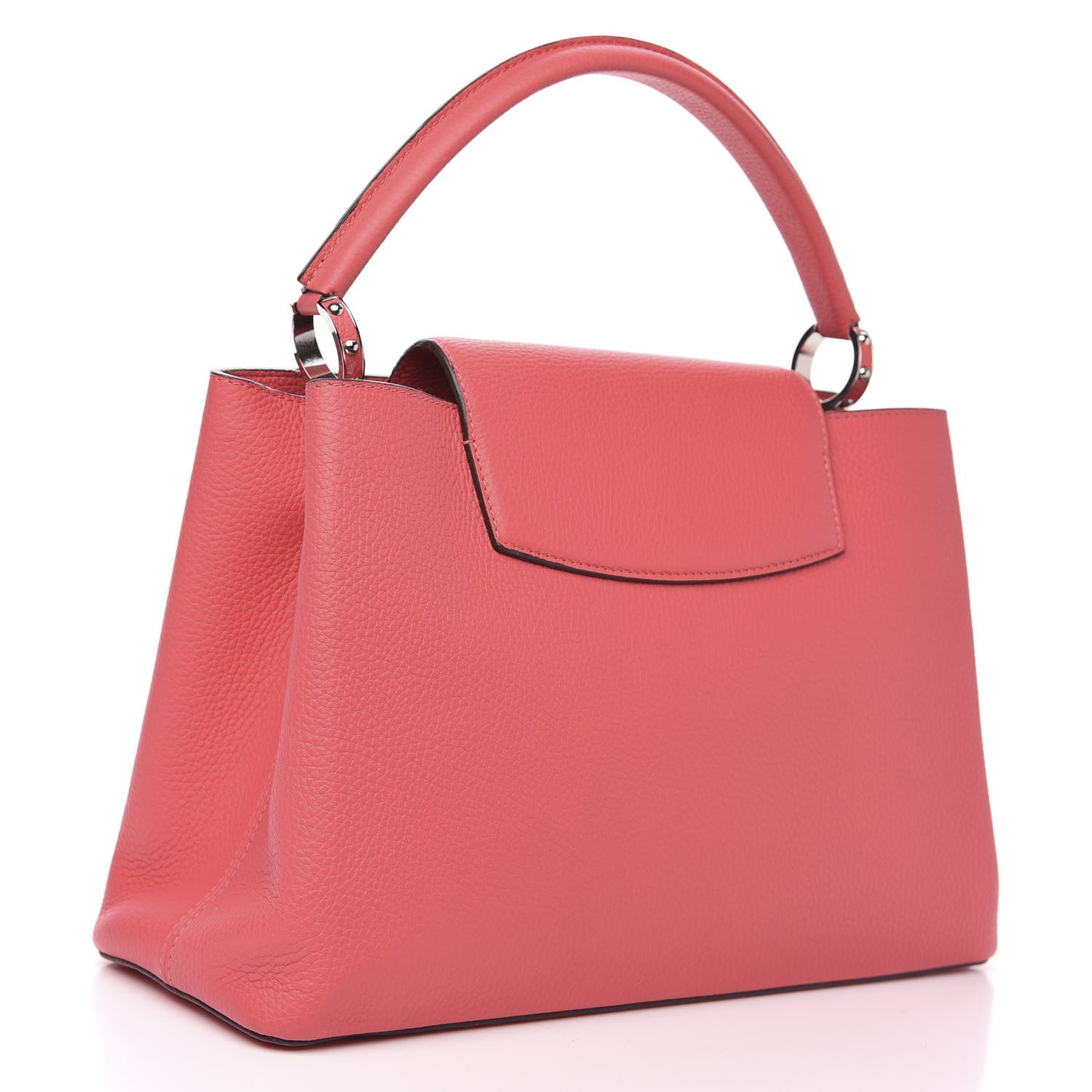 Taurillon Capucines MM Rose Litchi