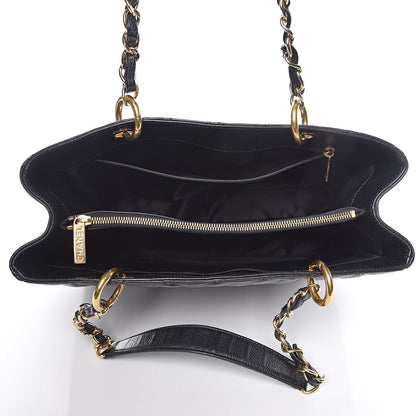 Chanel Caviar Quilted Grand Shopping Tote GST Black 5 of 9