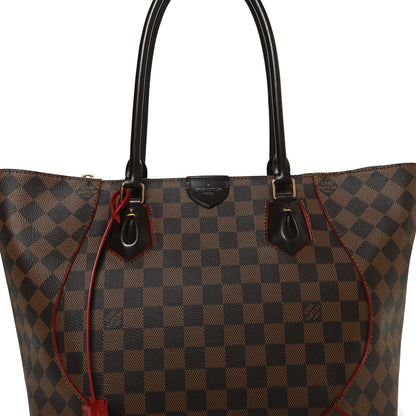 Louis Vuitton Damier Ebene Caissa Tote MM Cherry 8 of 12