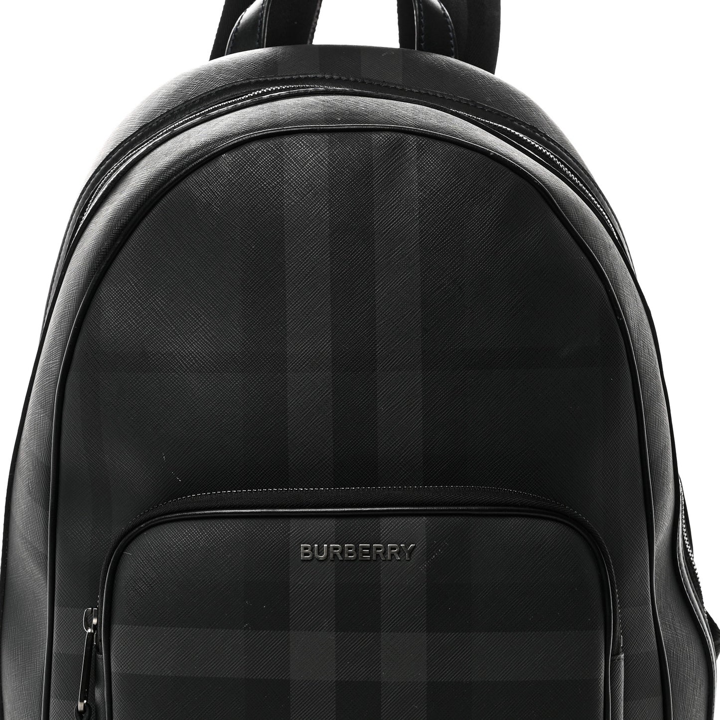 London Check Logo Rocco Backpack Charcoal