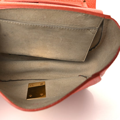 Chloe Grained Lambskin Mini Drew Shoulder Bag Foxy Orange 5 of 11