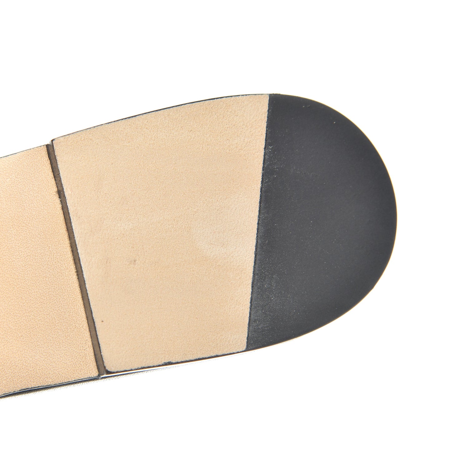 Calfskin Tribute 05 Slide Sandals 37 Black
