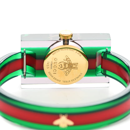 Gucci Stainless Steel Plexiglass 24mm Quartz Watch 4 of 5